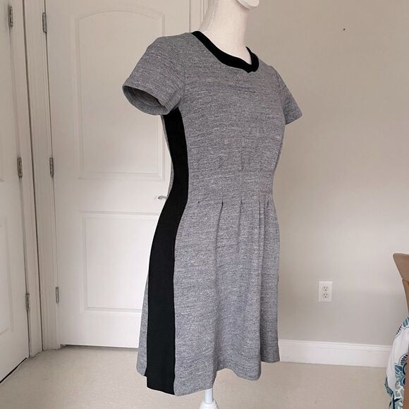 Madewell Parkline Grey and Black Dress - Picture 4 of 10